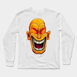 Funny Monster Face Long Sleeve T-Shirt